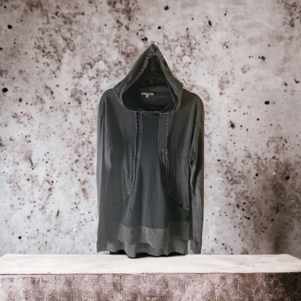Drykorn For Beautiful People Black/Grey Pullover Hoodie Sz. Medium EUC